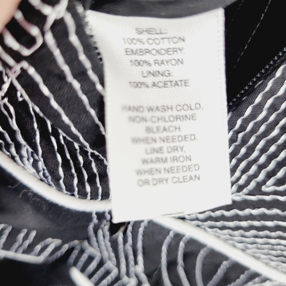 White House Black Market embroidered floral dress size 6 - Picture 12 of 12